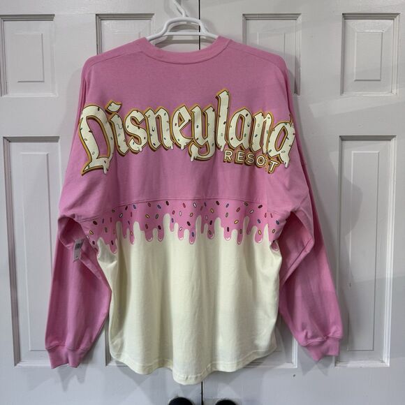 Disneyland Disney Eats Donut Sprinkles Treats Snacks Spirit Jersey Pink XL NWT - Picture 3 of 12